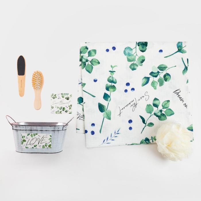 Набор подарочный Набор подарочный "Eucaliptus" с полотенцем (5 предметов)