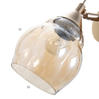 Бра "Авета" Е27 40Вт золото 21х12х18см