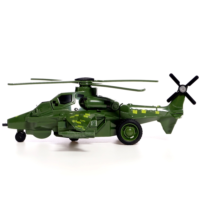 Робот &laquo;Вертолёт&raquo;, инерционный, трансформируется при столкновении