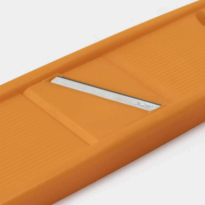 Овощерезка с 3 насадками, 27,5 см, цвет оранжевый