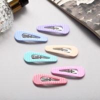 Невидимка для волос "Беатрис" (набор 6 шт) полосы, 5 см Невидимка для волос "Беатрис" (набор 6 шт) полосы, 5 см