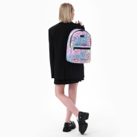 Рюкзак школьный текстильный &laquo;Зверята&raquo;, 42х14х28 см