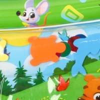 Акваковрик надувной развивающий водный коврик «Веселые Зверята», 80х50 см, Крошка Я Акваковрик надувной развивающий водный коврик «Веселые Зверята», 80х50 см, Крошка Я