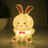 Ночник "Зайка с крылышками" LED 1Вт 3х LR44 белый 7,5х5,5х13см RISALUX Ночник "Зайка с крылышками" LED 1Вт 3х LR44 белый 7,5х5,5х13см RISALUX