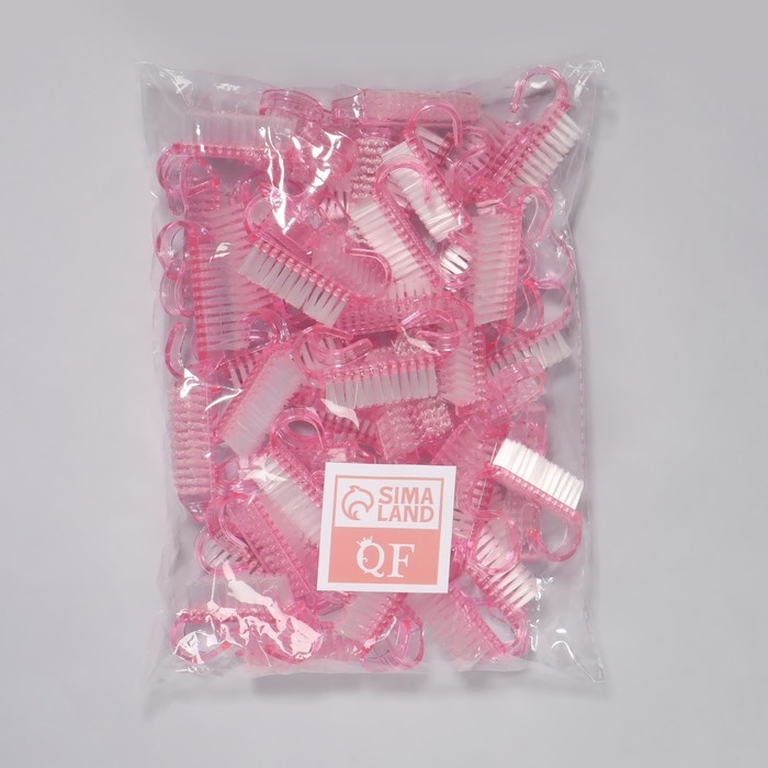 Щётки для маникюра/педикюра, 50 шт, 6,5 &times; 1,3 см, цвет МИКС