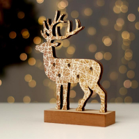 Новогодний декор с подсветкой &laquo;Новогодний олень&raquo; 11&times;5&times;19 см