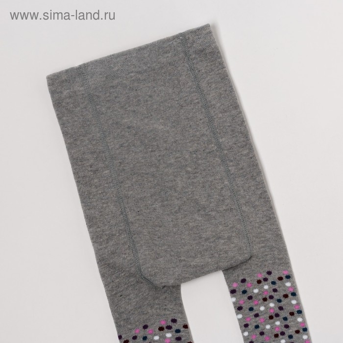Колготки Крошка Я Колготки Крошка Я "Горошек", серый, рост 68-74 см