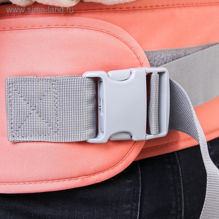 Рюкзак-кенгуру, хипсит для малыша &laquo;Звезды&raquo;, от 3 до 20 кг., цвет оранжевый