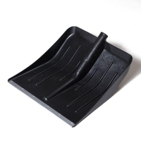 Ковш лопаты для уборки снега, 410 &times; 400 мм, пластик, оцинкованная планка, тулейка 32 мм, &laquo;Тульская&raquo;