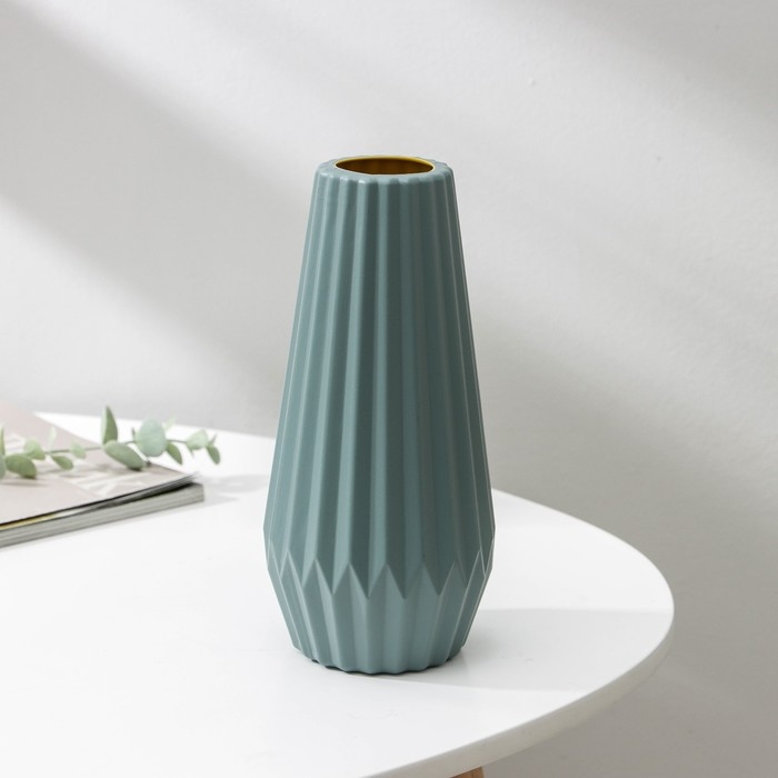 Ваза для цветов, 5,6×9,5×20,5 см, 850 мл, цвет МИКС Ваза для цветов, 5,6×9,5×20,5 см, 850 мл, цвет МИКС