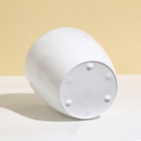 Горшок для цветов, d = 17 см, 2,7 л, пластик, белый