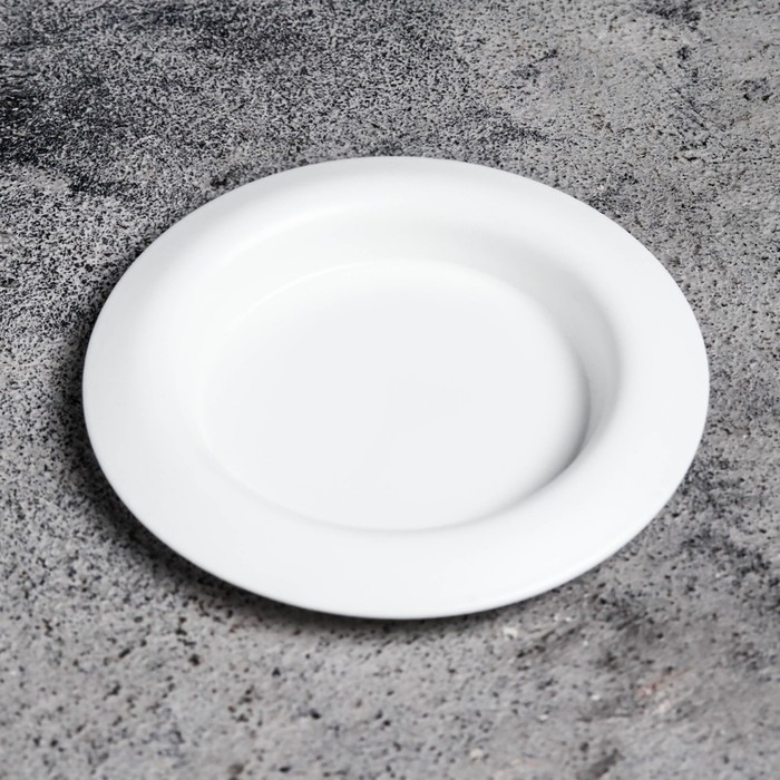 Подсвечник "Чашка" металл, 9,4х1,2 см, белый