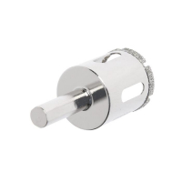 Сверло алмазное по стеклу и керамике ТУНДРА, трехгранный хвостовик, 30 х 65 мм Сверло алмазное по стеклу и керамике ТУНДРА, трехгранный хвостовик, 30 х 65 мм