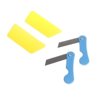 Набор для тонировки стекол пленкой, 2 ножа, 2 шпателя Набор для тонировки стекол пленкой, 2 ножа, 2 шпателя