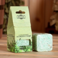 Соляной брикет куб "Противопростудный" 200 г "Добропаровъ" эвкалипт, шалфей, мята Соляной брикет куб "Противопростудный" 200 г "Добропаровъ" эвкалипт, шалфей, мята