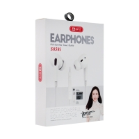 Наушники BYZ S858, проводные, вакуумные, Lightning, 1.2 м, белые Наушники BYZ S858, проводные, вакуумные, Lightning, 1.2 м, белые