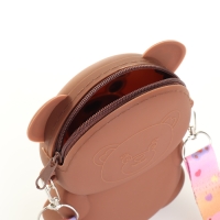 Сумка детская для девочки на молнии &laquo;Выбражулька&raquo;, цвет коричневый