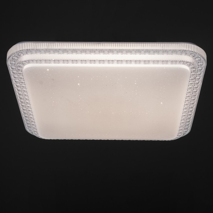 Светильник с ПДУ "Звездное небо" LED 80Вт 3000-6000К прозрачно-белый 50х50х8 см