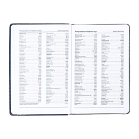 Ежедневник недатированный, обложка ПВХ, формат А5, 140 л, клетка, металлик Синий Ежедневник недатированный, обложка ПВХ, формат А5, 140 л, клетка, металлик Синий