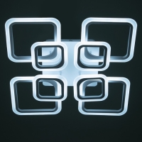 Люстра с ПДУ 59117/8WT LED 240Вт 3000-6000К диммер белый 55х55х10 см BayerLux