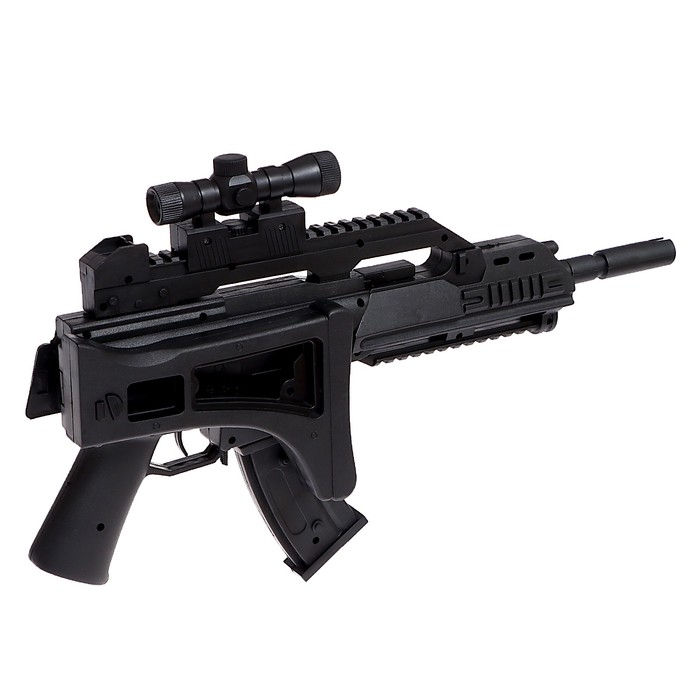 Детское оружие Автомат пневматический «М4», с лазером Детское оружие Автомат пневматический «М4», с лазером