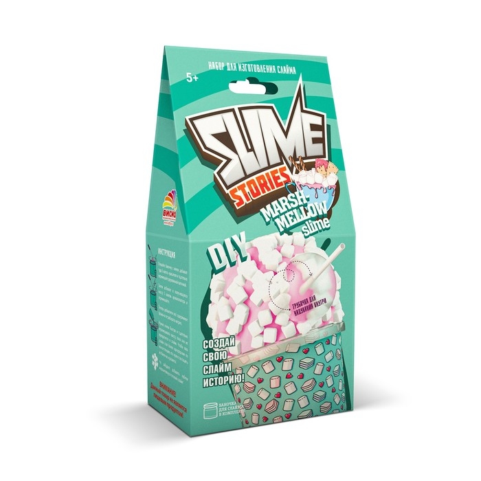 Набор для опытов и экспериментов &laquo;Slime Stories. Marshmellow&raquo; серия &laquo;Юный химик&raquo;