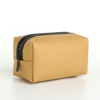 Косметичка на молнии, цвет горчичный Косметичка на молнии, цвет горчичный