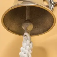 Рында со штурвалом, 13&times;18&times;14 см, алюминий