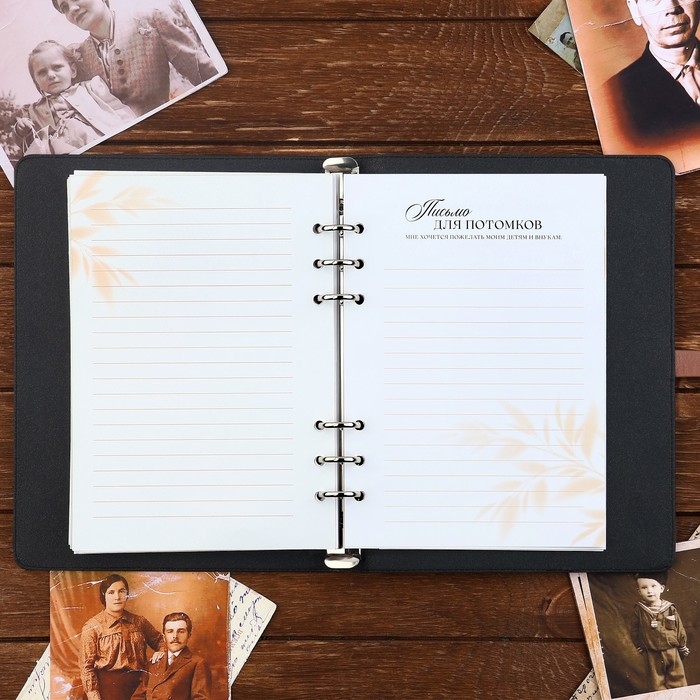 Родословная книга со встроенной флешкой 16 Gb &laquo;Семейная летопись&raquo;, 17,5 х 23 см..