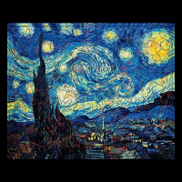 Пазл деревянный фигурный. Винсент Ван Гог &laquo;Звёздная ночь&raquo;, 126 элементов