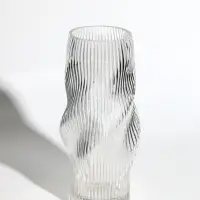 Ваза стекло настольная "Венди" 29х12х10 см, прозрачный