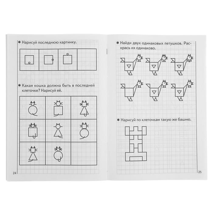 Рабочая тетрадь для детей 5-6 лет &laquo;Развиваем внимание и логическое мышление&raquo;, Бортникова Е.