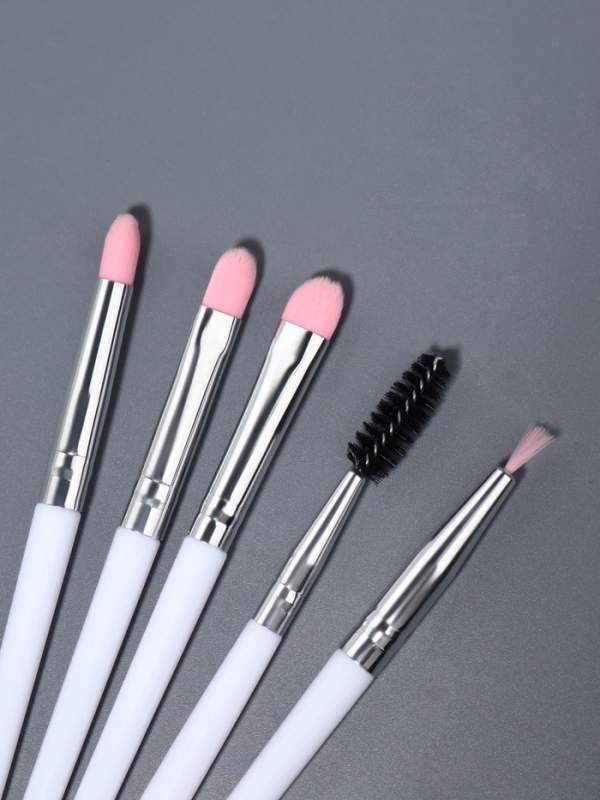 Набор кистей для макияжа, 10 предметов, 16.5 см, в чехле, белый