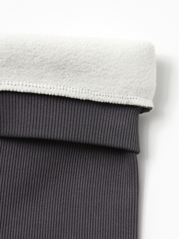 Леггинсы для девочки на флисе Collorista, цвет серый, рост 116 см