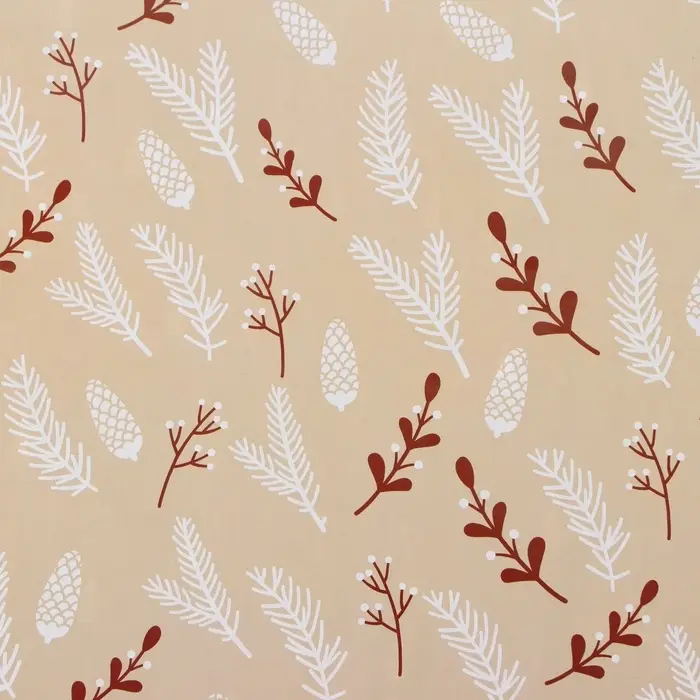 Бумага упаковочная новогодняя глянцевая двусторонняя &laquo;Изысканность&raquo;, 50&times;70 см