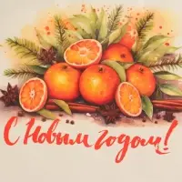 Пакет бумажный подарочный новогодний крафт &laquo;Атмосфера Нового Года&raquo; 16&times;12&times;6 см