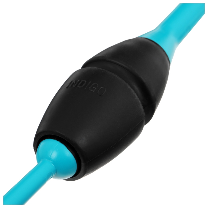 Булавы для художественной гимнастики вставляющиеся INDIGO, 41 см, цвет голубой/чёрный Булавы для художественной гимнастики вставляющиеся INDIGO, 41 см, цвет голубой/чёрный