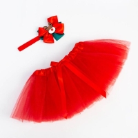 Набор для фотосессии Крошка Я "Праздничный": юбка и повязка на голову