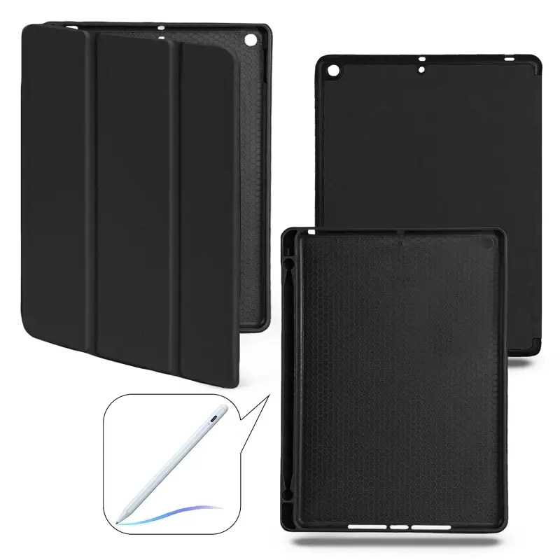 Чехол-книжка iPd 10.2 (2019/2020/2021) Smart case (Pencil) Black №8