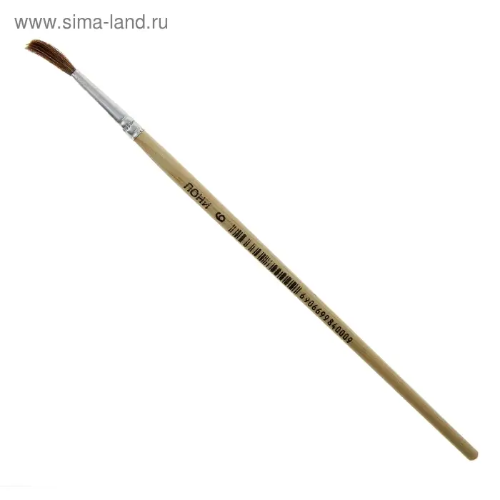 Кисть пони № 6, круглая