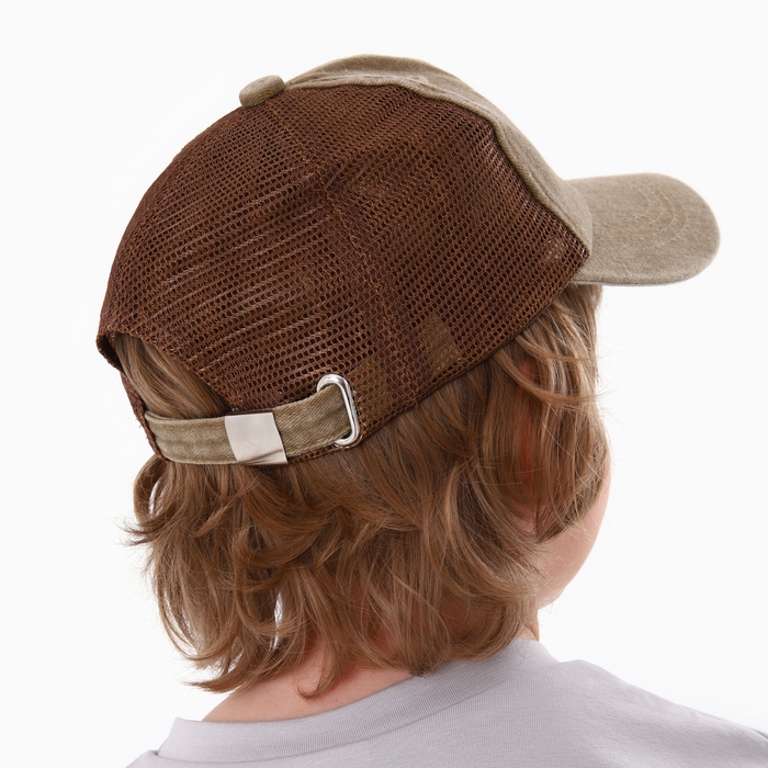 Кепка детская для мальчика с сеткой Adventure, джинса, р-р 52-54, 5-7 лет Кепка детская для мальчика с сеткой Adventure, джинса, р-р 52-54, 5-7 лет