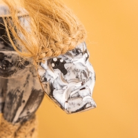 Сувенир "Абориген с кувшином" дерево, 8х13х20 см