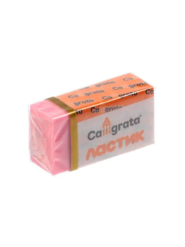 Набор 8 штук ластиков прямоугольных Пастельные МИКС, в бумажном держателе (штрихкод на штуке)