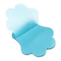 Блок-закладка с липким краем пластик Лапка 50л, голубой, 45мм х 45мм  CALLIGRATA