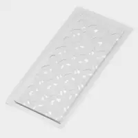 Форма для шоколада &laquo;Лепестки&raquo;, пластик, 20.5&times;10&times;1 см, прозрачная