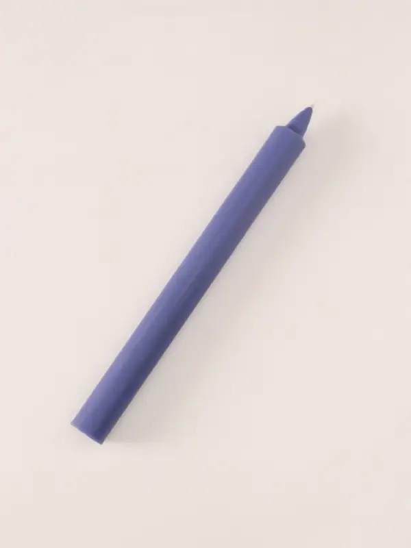 Ароматическая свеча парафиновая хозяйственная, 2&times;19 см, 55 г, лаванда