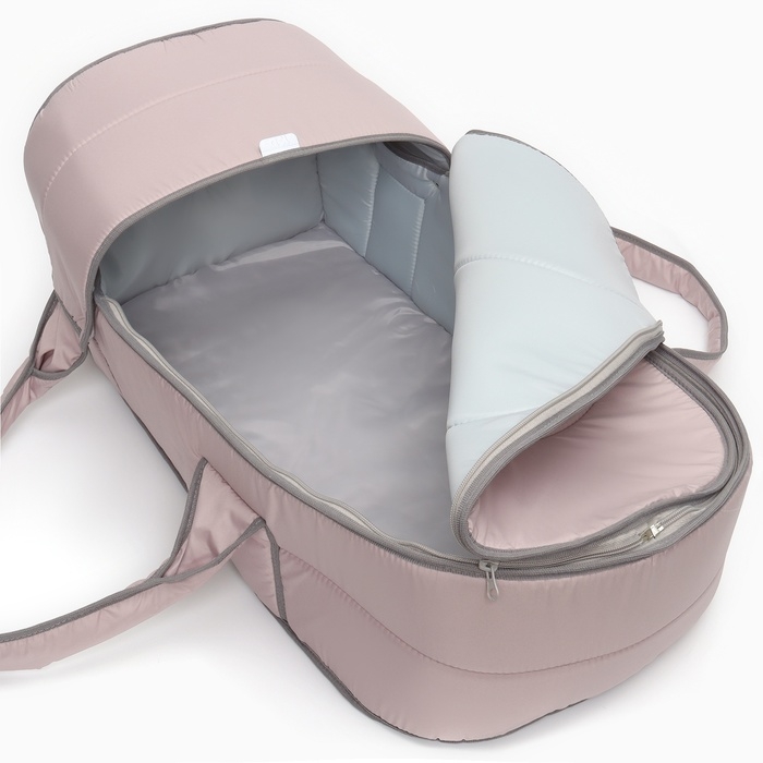 Люлька-переноска для новорожденных  &laquo;Ассорти&raquo;, цвет какао