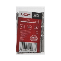 Сверло по металлу ЛОМ, HSS, цилиндрический хвостовик, 6.5&times;100 мм, 10 шт.