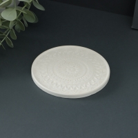 Подставка для мелочей "Кружевная" 10см, белая