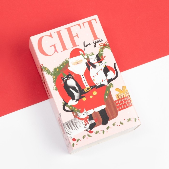 Набор новогодних женских носков KAFTAN "Gift" размер 36-40 (23-25 см), 2 пары